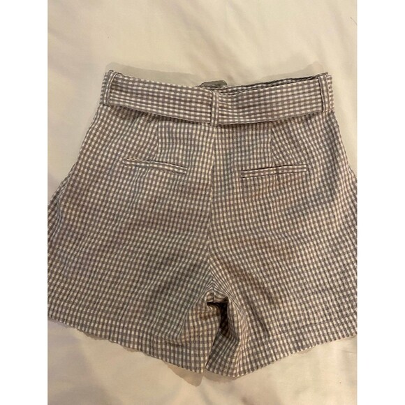 Blank Nyc Shorts - Skort Size 30 (approx size 12)  Gray White Striped w/Pockets - Picture 7 of 10